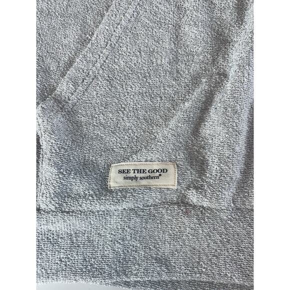 Simply Southern Soft Cozy Long Sleeve Quarter Zip Sweatshirt Oh Hey Vacay Small - Picture 2 of 10